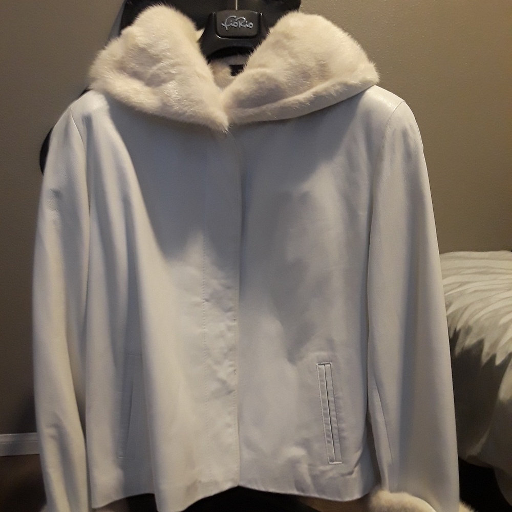 CHOSEN Couture Collection Mink And Leather Jacket